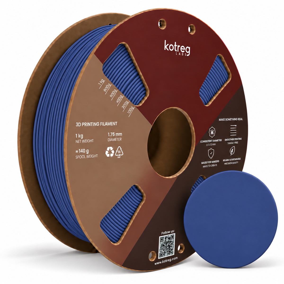 Katreg Labs PLA Matte — Navy Blue