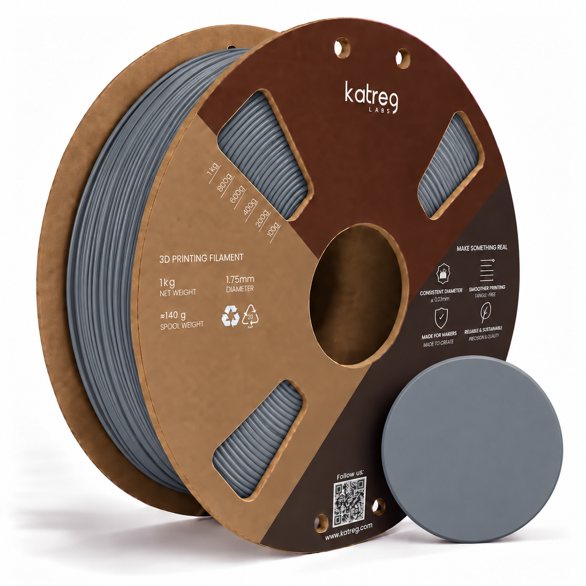Katreg Labs PLA PRO — Slate Grey