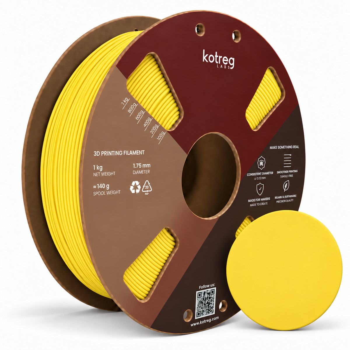 Katreg Labs PLA Matte — Mustard Yellow